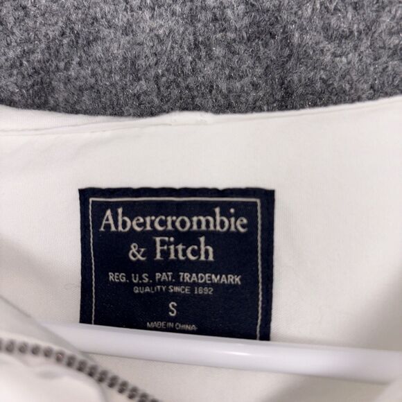 Abercrombie Anorak Jacket Mens Size S White - Picture 3 of 8
